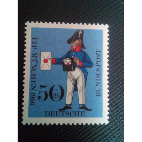 Timbre Allemagne / Rfa Yt 374 Facteur Prussien 1966 (140106)