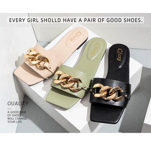 Pantoufles Plates Pour Femmes, La Mode, Livraison Gratuite,