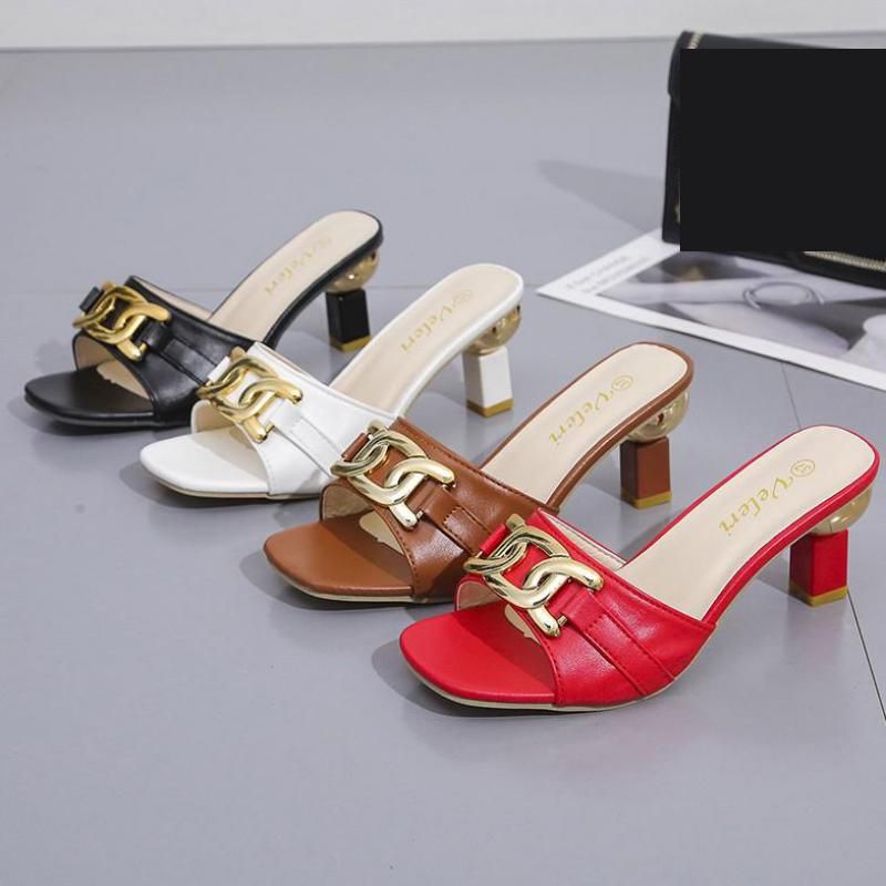 Pantoufles D't Pour Femmes, Sandales, Chaussures, Chane E... - 2