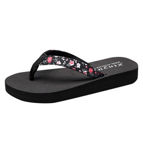 Pantoufles Pour Femmes, Tongs Bohémiennes D'intérieur Et D'extérieur, Chaussures De Style Ethnique, Sandales De Plage, Pantoufles Pantuflas Mujer A40