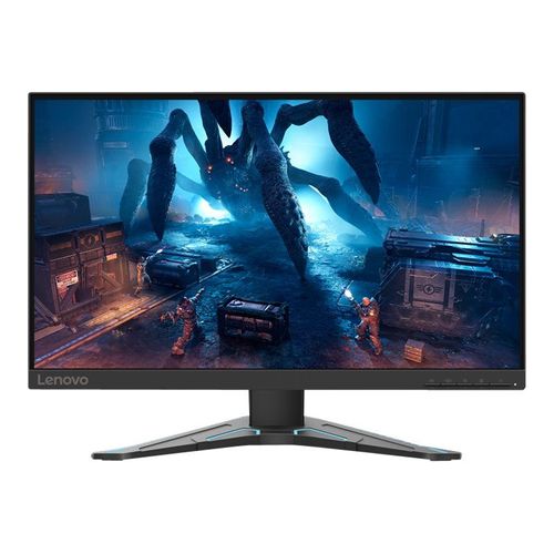 Lenovo G25-20 - Écran LED - 25" (24.5" visualisable) - 1920 x 1080 Full HD (1080p) @ 165 Hz - TN - 400 cd/m² - 1000:1 - 0.8 ms - 2xHDMI, DisplayPort - noir corbeau