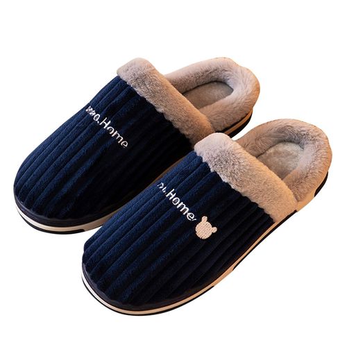 Pantoufles D'hiver Semelle Souple Et Chaude, Antidérapantes, Pour Homme Et Femme, Pantoufles D'intérieur, Pour La Chambre Coucher, En Fourrure, Pour Couples