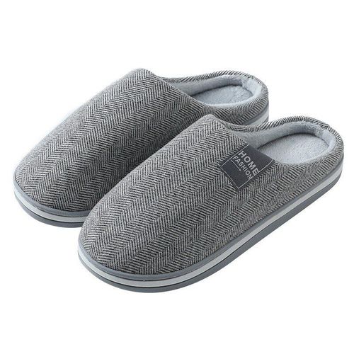 Pantoufles D'hiver Chaudes Pour Femmes Et Hommes, Chaussures D'intérieur Pour Amoureux De La Chambre Coucher, Chaussures Plateforme En Peluche
