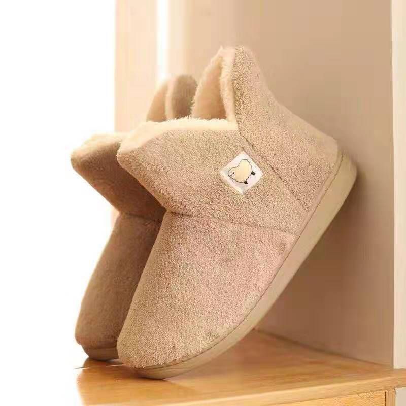 Pantoufles D'hiver En Peau De Mouton Pour Femmes, Pantoufles... - 2
