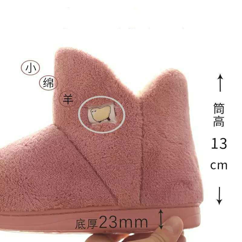 Pantoufles D'hiver En Peau De Mouton Pour Femmes, Pantoufles... - 4