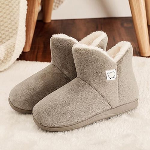 Pantoufles D'hiver En Coton Pour Femmes, En Peau De Mouton, En Fourrure Naturelle, Chaussures D'intérieur Chaudes, En Laine Douce, Pour La Maison,