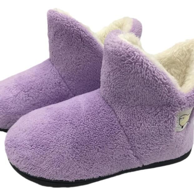 Pantoufles D'hiver En Peau De Mouton Pour Femmes, Pantoufles... - 6