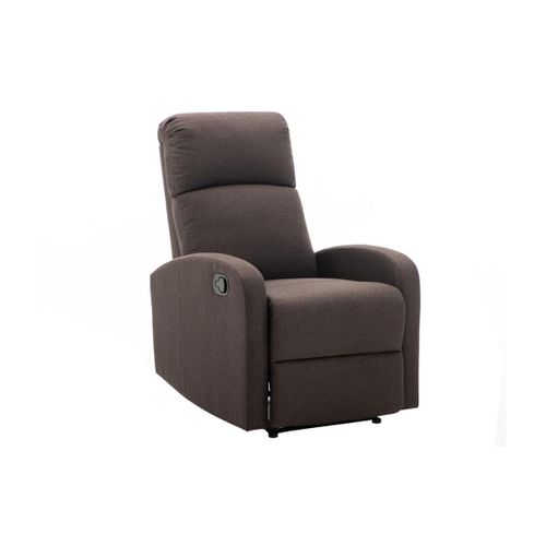 Fauteuil Relax En Tissu Isao - Marron