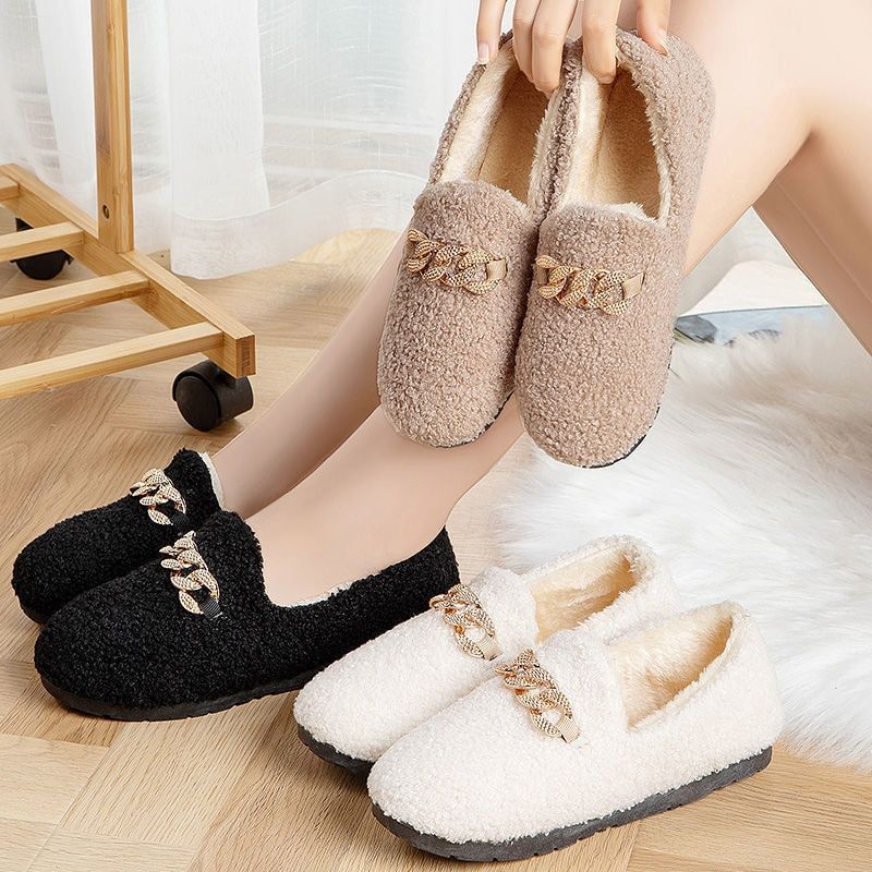 Pantoufles D'hiver En Coton Pour Femmes, Pantoufles De Maiso... - 2