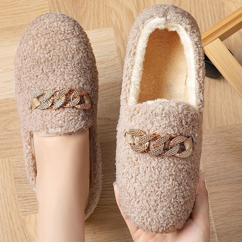 Pantoufles D'hiver En Coton Pour Femmes, Pantoufles De Maiso... - 3
