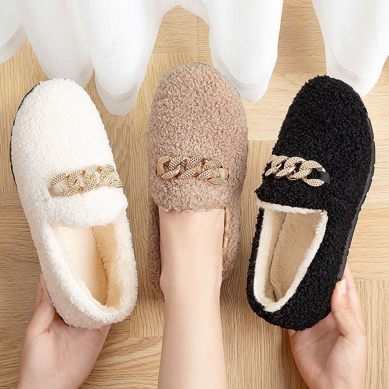 Pantoufles D'hiver En Coton Pour Femmes, Pantoufles De Maiso... - 4