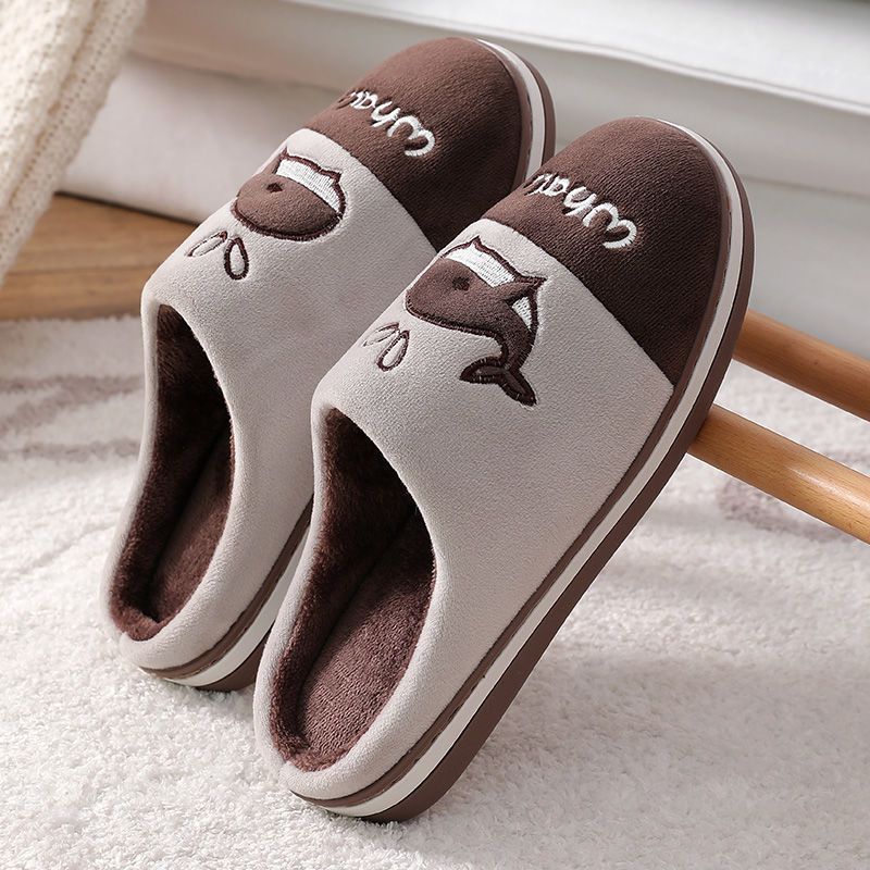 Pantoufles D'hiver En Coton Pour Femmes, Pantoufles D'intri... - 6