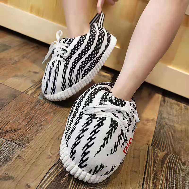 Pantoufles D'hiver En Coton Pour Hommes Et Femmes, Gros File... - 2