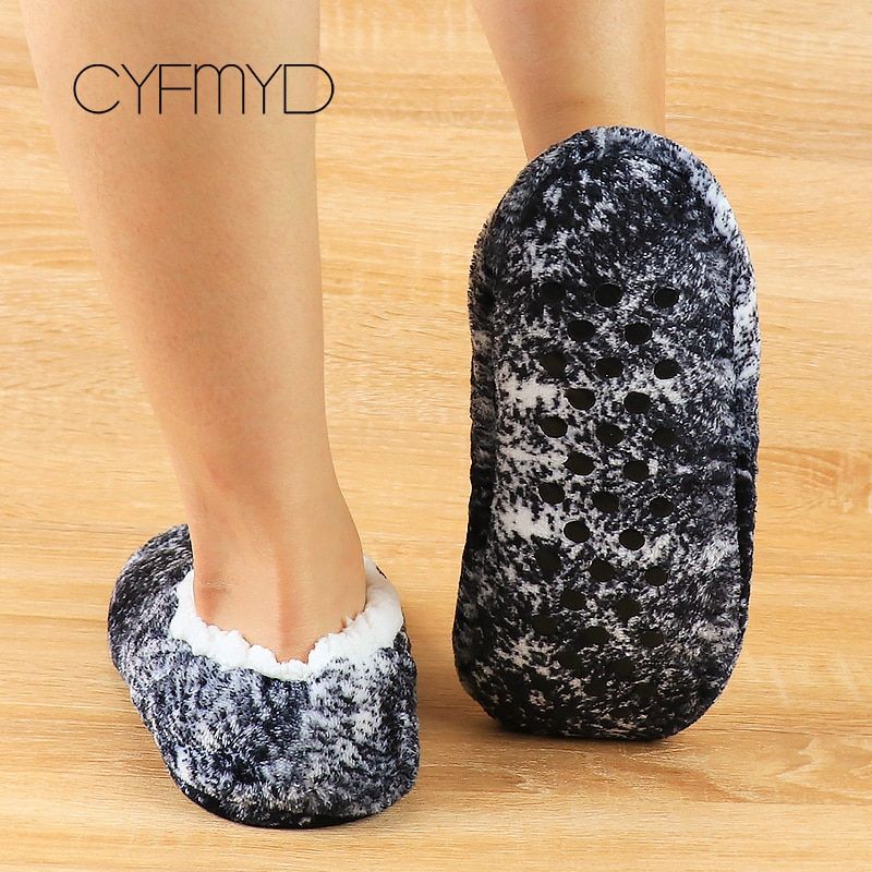 Pantoufles D'hiver En Daim  Semelle Souple Pour Femme, Chau... - 2