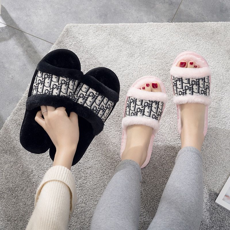 Pantoufles D'hiver En Fausse Fourrure Pour Femmes, Chaussure... - 7