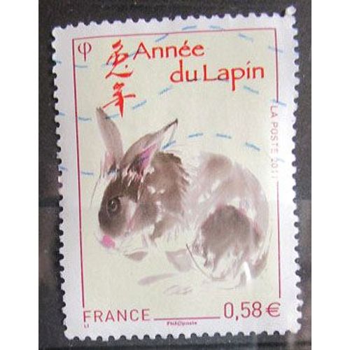 2011. F4531: "Année Du Lapin"