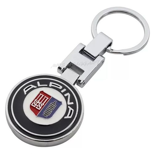 Porte-Clés En Métal Compatible Pour Bmw Alpina Embleme Alpine