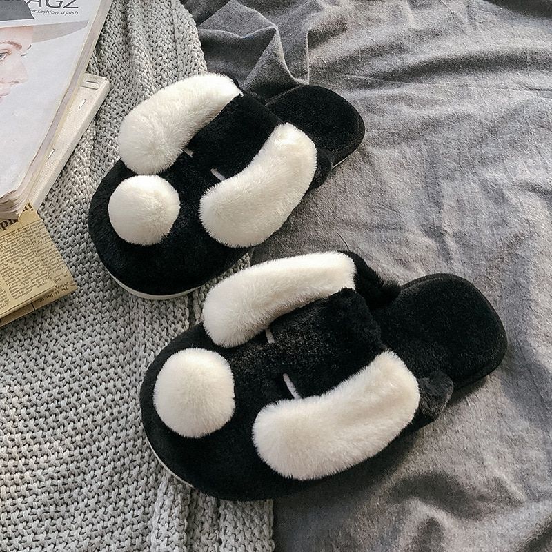 Pantoufles D'hiver En Fourrure De Maison, Chaussures Chaudes... - 7