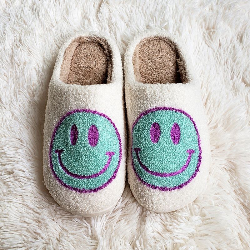 Pantoufles D'hiver En Fourrure Pour Femmes Et Hommes, Motif ...