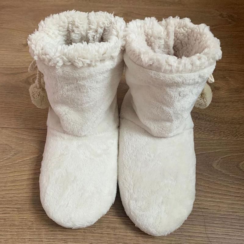 Pantoufles D'hiver En Fourrure Pour Femmes, Chaussures Chaud...