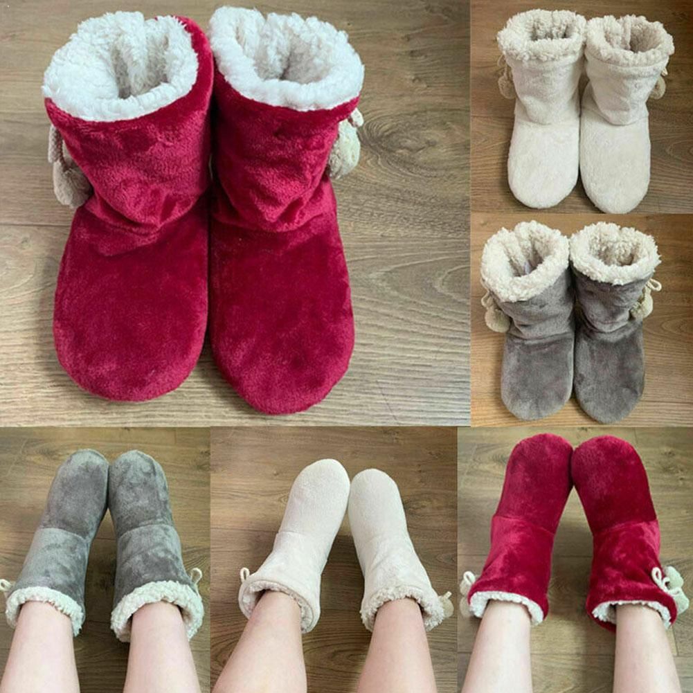 Pantoufles D'hiver En Fourrure Pour Femmes, Chaussures Chaud... - 2