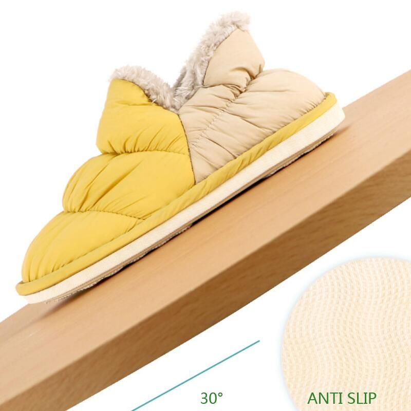 Pantoufles D'hiver En Fourrure Pour Femmes, Chaussures De Ma... - 2