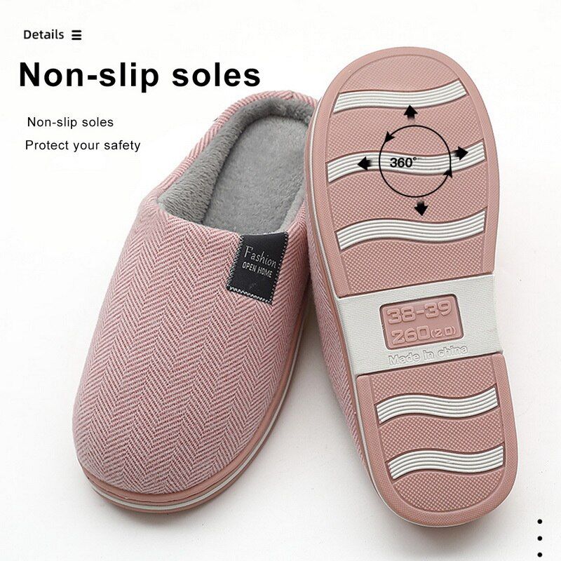 Pantoufles D'hiver En Fourrure Pour Hommes Et Femmes, Chauss... - 5