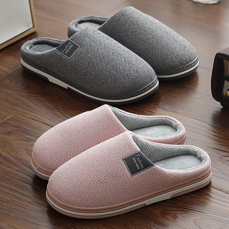 Pantoufles D'hiver En Fourrure Pour Hommes Et Femmes, Chauss... - 8