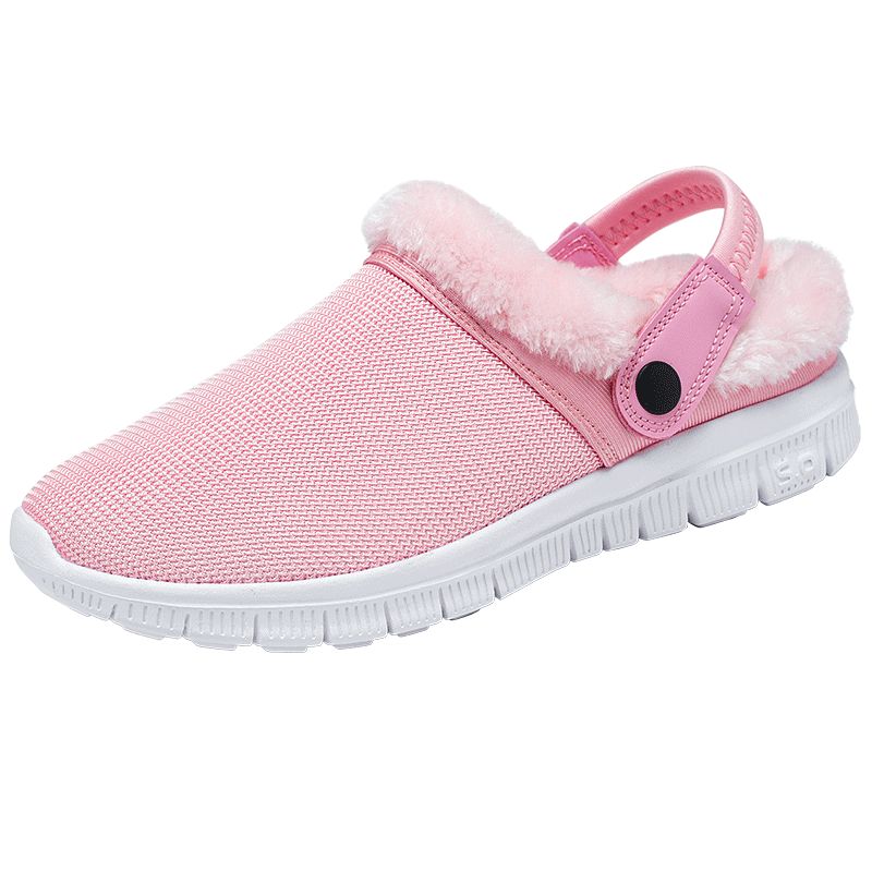 Pantoufles D'hiver En Fourrure Pour Hommes Et Femmes, Sabots...