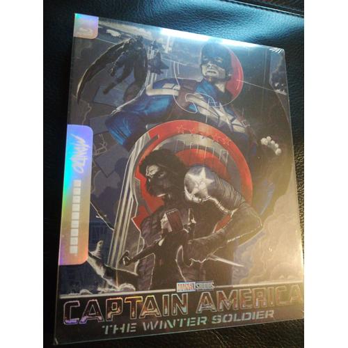 Captain America 2 : Le Soldat De L'hiver - Mondo Steelbook - 4k Ultra Hd + Blu-Ray