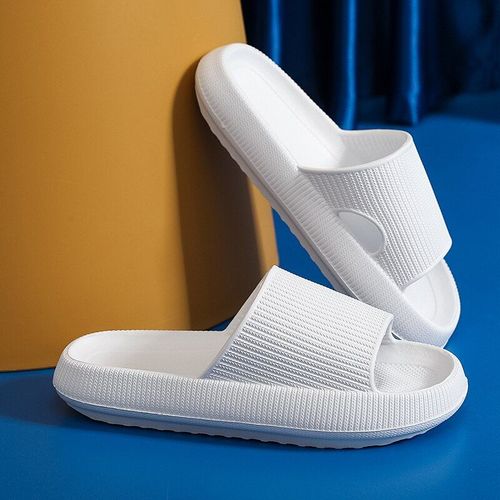 Pantoufles D'intérieur Plateformepaisse Pour Homme Et Femme, Antidérapantes, Chaussures Pour La Maison Et La Salle De Bain