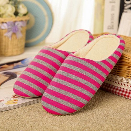 Pantoufles D'intérieur Semelles Souples Pour Femme, Chaussures Chaudes, En Coton, Antidérapantes, En Velours, Hiver