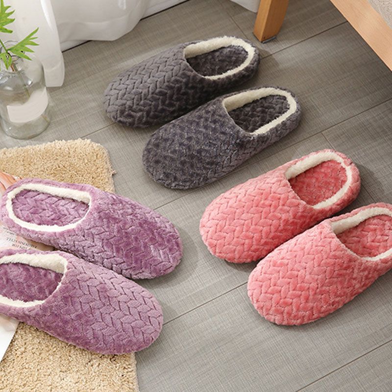 Pantoufles D'intrieur En Coton Pour Hommes Et Femmes, Chaus... - 5