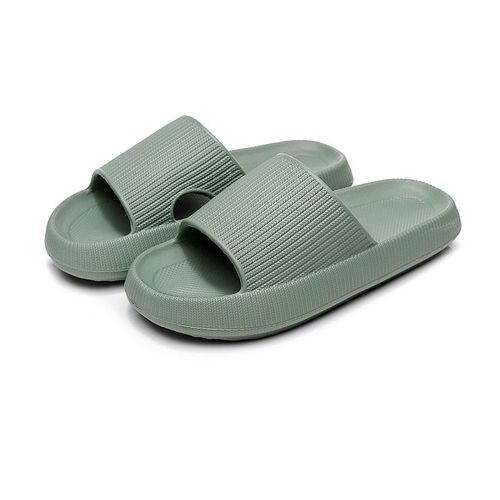 Pantoufles D'intérieur En Eva Antidérapantes Semellepaisse Pour Femme, Chaussures Souples Utiles Pour Ne Pas Glisser La Maison Et Dans La Salle De Bain, Modèle Pour Dame