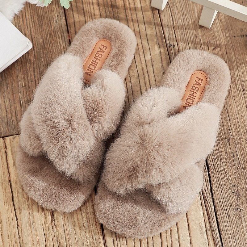 Pantoufles D'intrieur En Fausse Fourrure, Tendance Hiver 20... - 2