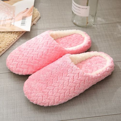 Pantoufles D'intérieur Pour Femmes, Chaudes, En Peluche, Pour Amoureux De La Maison, Antidérapantes, Chaussures D'automne Et D'hiver Pour Femmes, Glissades Douces Et Glissantes, Sh072701