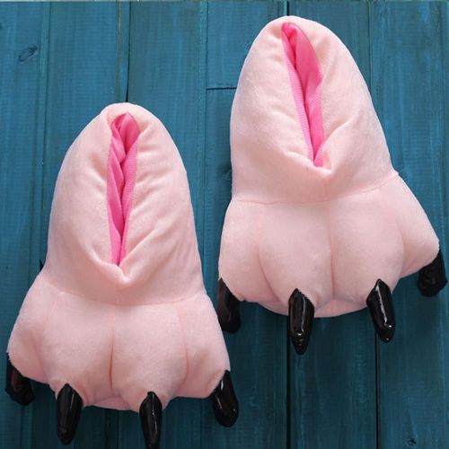 Pantoufles D'intérieur Souples Pour Enfants, Chaussures Mignonnes Pour Garçons Et Filles, Dessin Animé Licorne, Point, Patte De Tigre, Chaudes Pour La Maison, Hiver