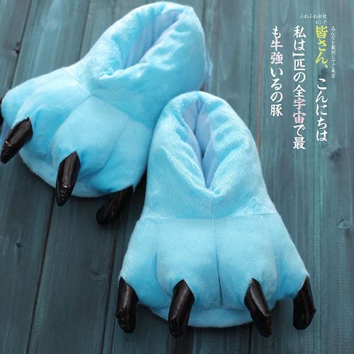 Pantoufles D'intérieur Souples Pour Enfants, Chaussures Mignonnes Pour Garçons Et Filles, Dessin Animé Licorne, Point, Patte De Tigre, Chaudes Pour La Maison, Hiver