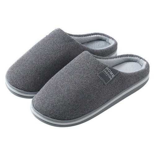 Pantoufles En Coton Semellespaisses Pour Femme Et Homme, Antidérapantes, En Peluche, Chaudes, Pour La Maison, Hiver Et Automne
