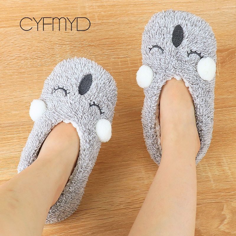 Pantoufles D'hiver En Daim  Semelle Souple Pour Femme, Chau... - 6