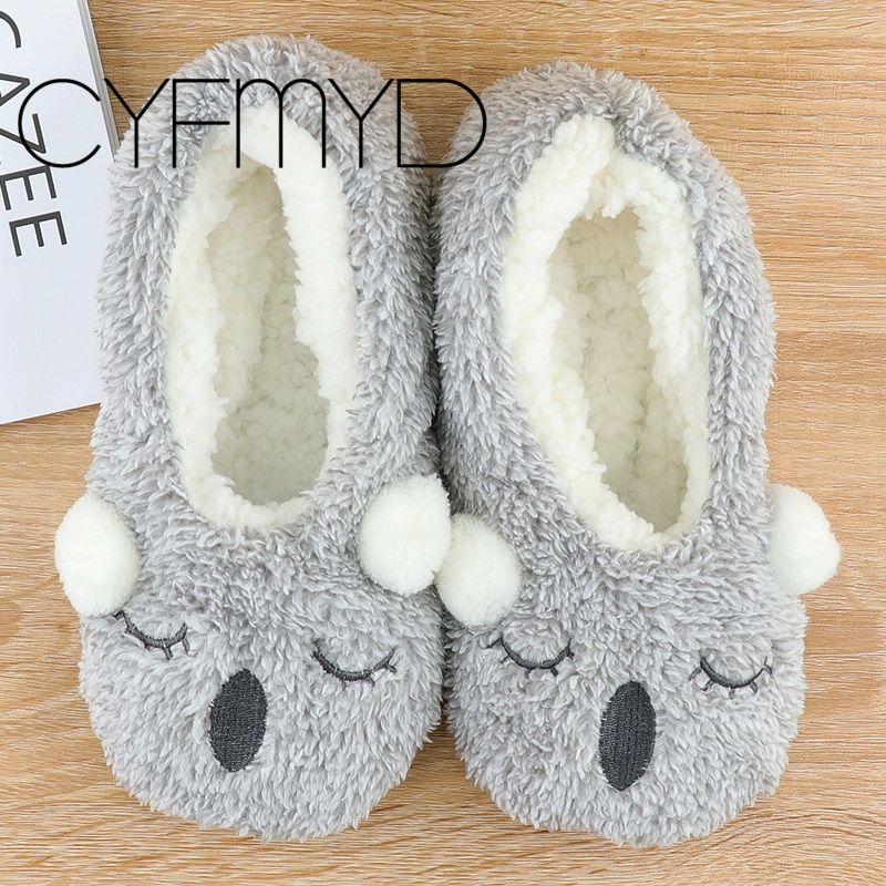Pantoufles D'hiver En Daim  Semelle Souple Pour Femme, Chau... - 7