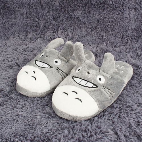 Pantoufles En Coton Pour Homme Et Femme, Chaussures Chaudes Pour La Maison Et La Chambre Coucher, Motif Animal De Dessin Animé