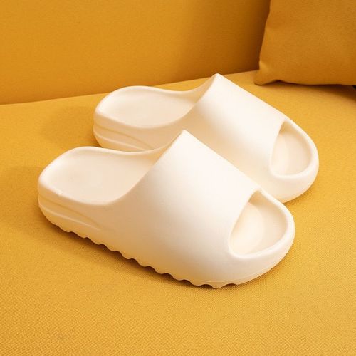 Pantoufles En Eva Semellepaisse Et Antidérapante Pour Homme Et Femme Chaussures De Maison, Souples, D'intérieur, Plates, De Plage, Tongs Légères, Taille Plus 45