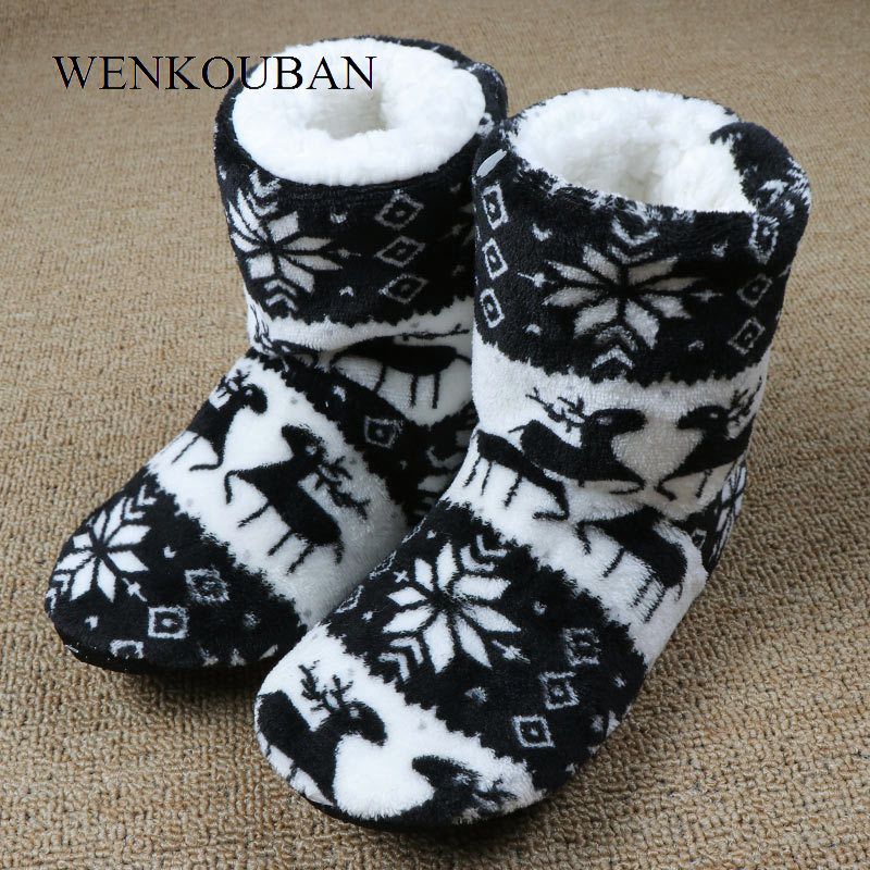 Pantoufles En Fourrure D'hiver Pour Femmes, Pantoufles Chaud... - 8