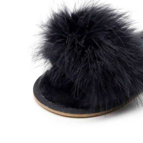 Pantoufles En Fourrure Et Coton En Peluche Pour Femme, Chaussures Plates D'intérieur Et De Chambre Coucher Printempsté Hiver, Livraison Gratuite