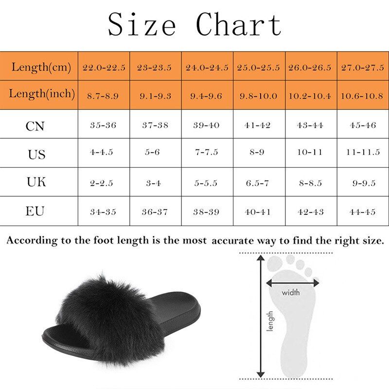 Pantoufles En Fourrure Pour Femmes, Chaussures En Peluche Po... - 10