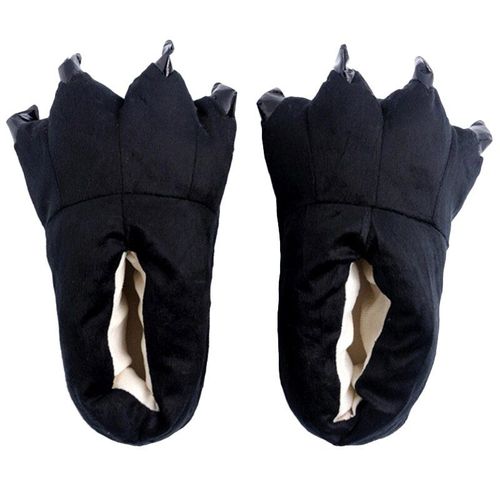 Pantoufles En Peluche À Griffes De Dinosaure, Chaussures Amusantes Pour Adultes Et Enfants - 40-45