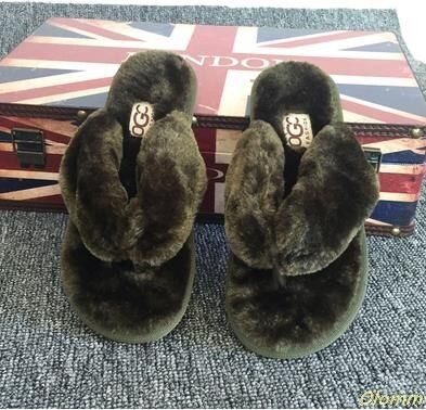 Pantoufles En Peluche De Coton Pour Femmes, Chaussures Plate...