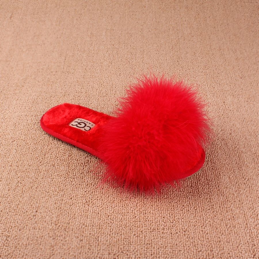 Pantoufles En Peluche De Coton Pour Femmes, Chaussures Plate... - 2
