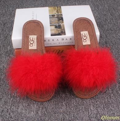 Pantoufles En Peluche De Coton Pour Femmes, Chaussures Plate...